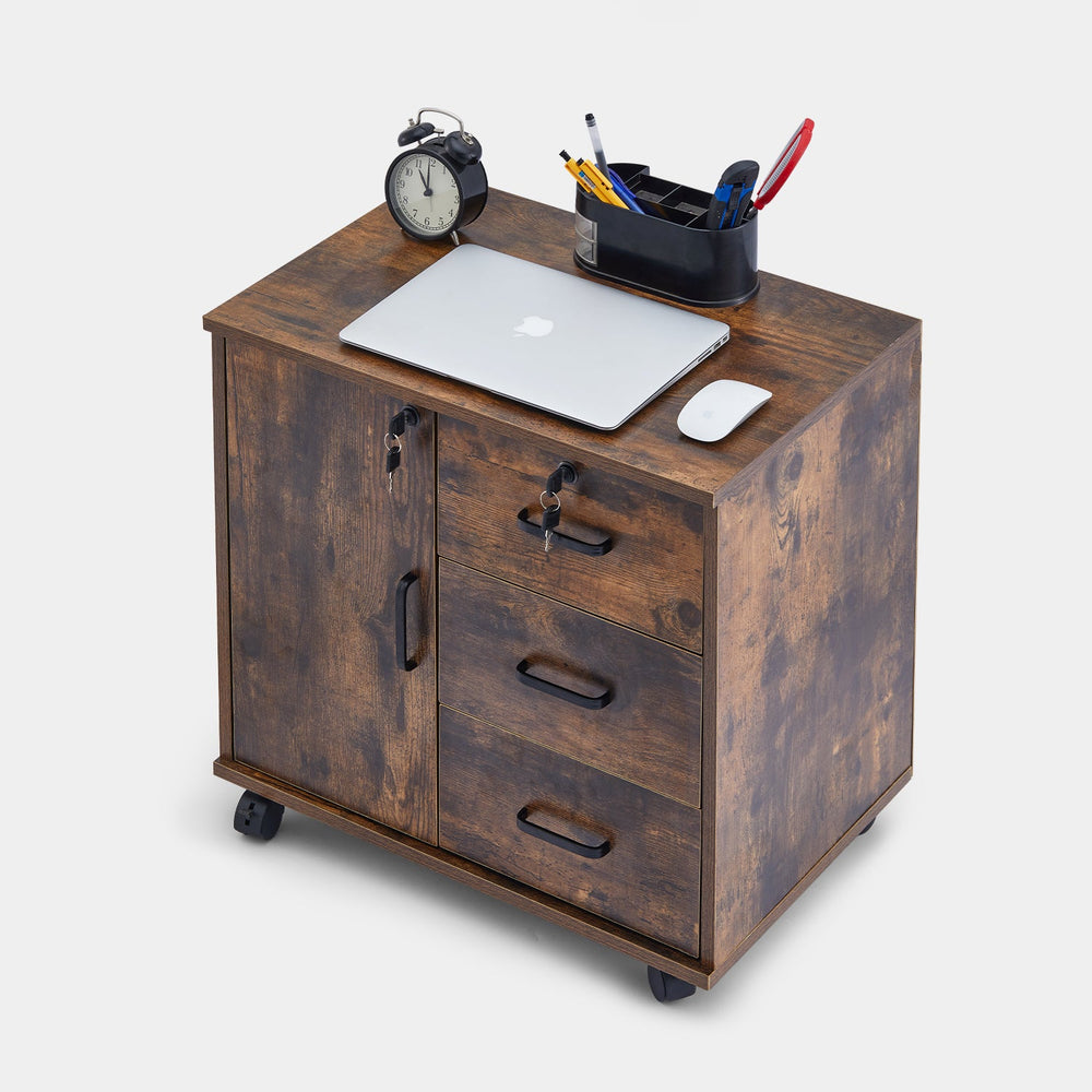 Edene Filing Cabinet [3 - Drawer] - Clipop Furniture