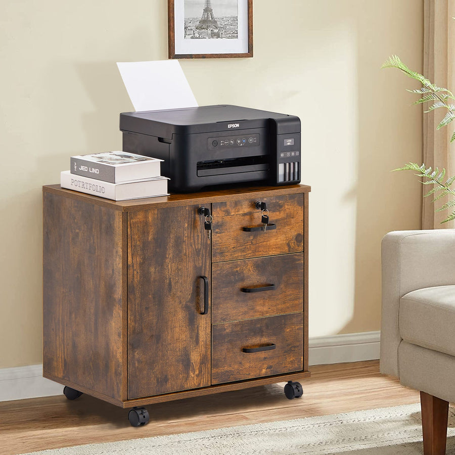 Edene Filing Cabinet [3 - Drawer] - Clipop Furniture