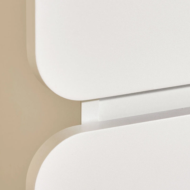 Ennis Chest of Drawers drawer front with signature curved design from the Ennis collection, offering an elegant look while helping to reduce knocks and bumps.