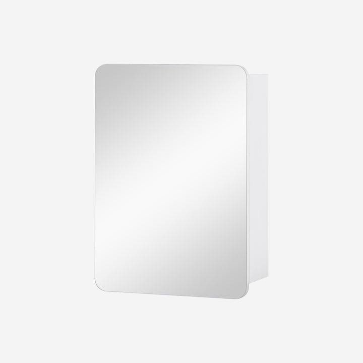 Enrico Frameless Bathroom Mirror Cabinet [56cm H] [Single Door]