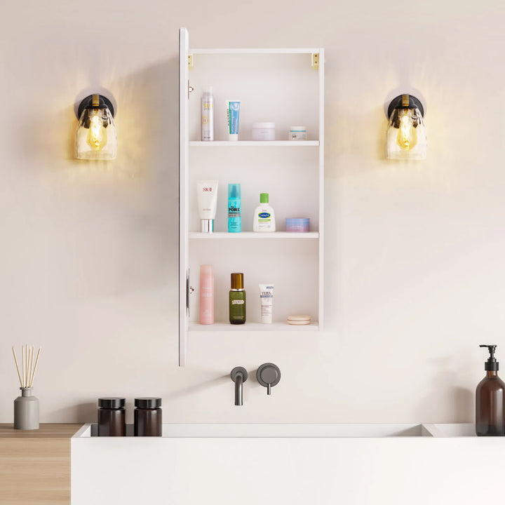 Etna Bathroom Mirror Cabinet [Frameless] [Single Door]