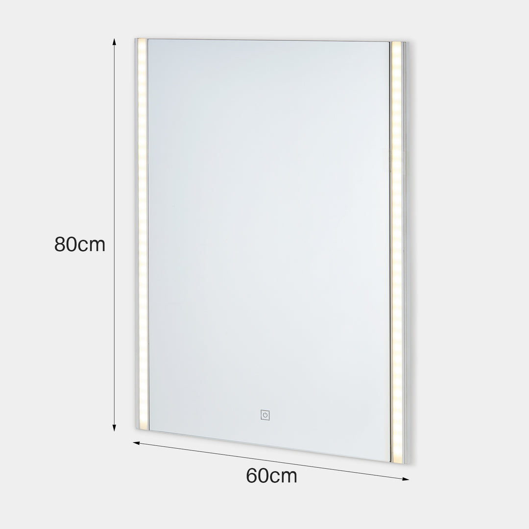 Faye Streamline Frameless Bathroom Mirror [Led Light]