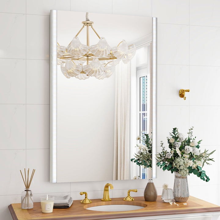Faye Streamline Rahmenloser Badezimmerspiegel [LED-Licht]