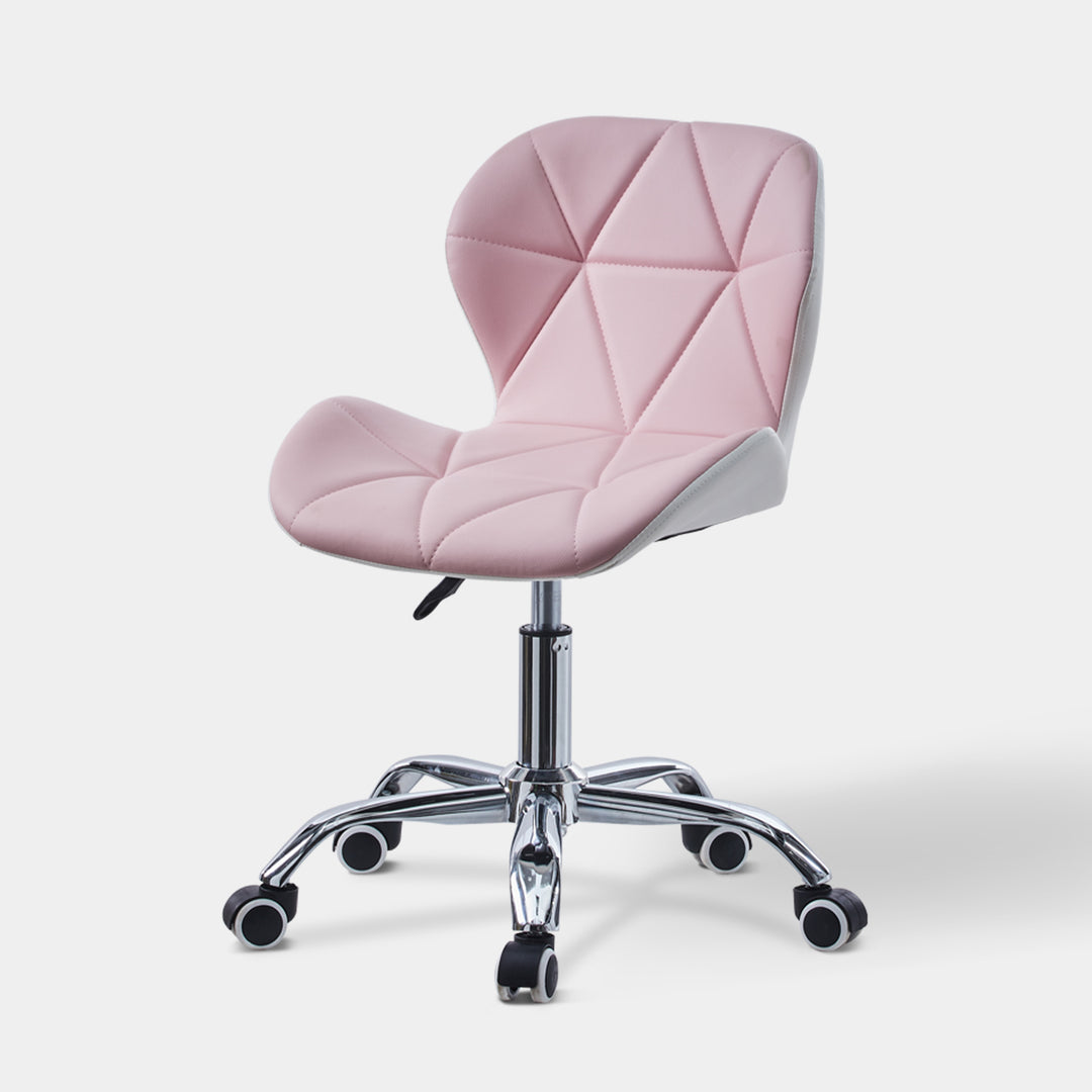 Giulia Office Chair [Pink/White]
