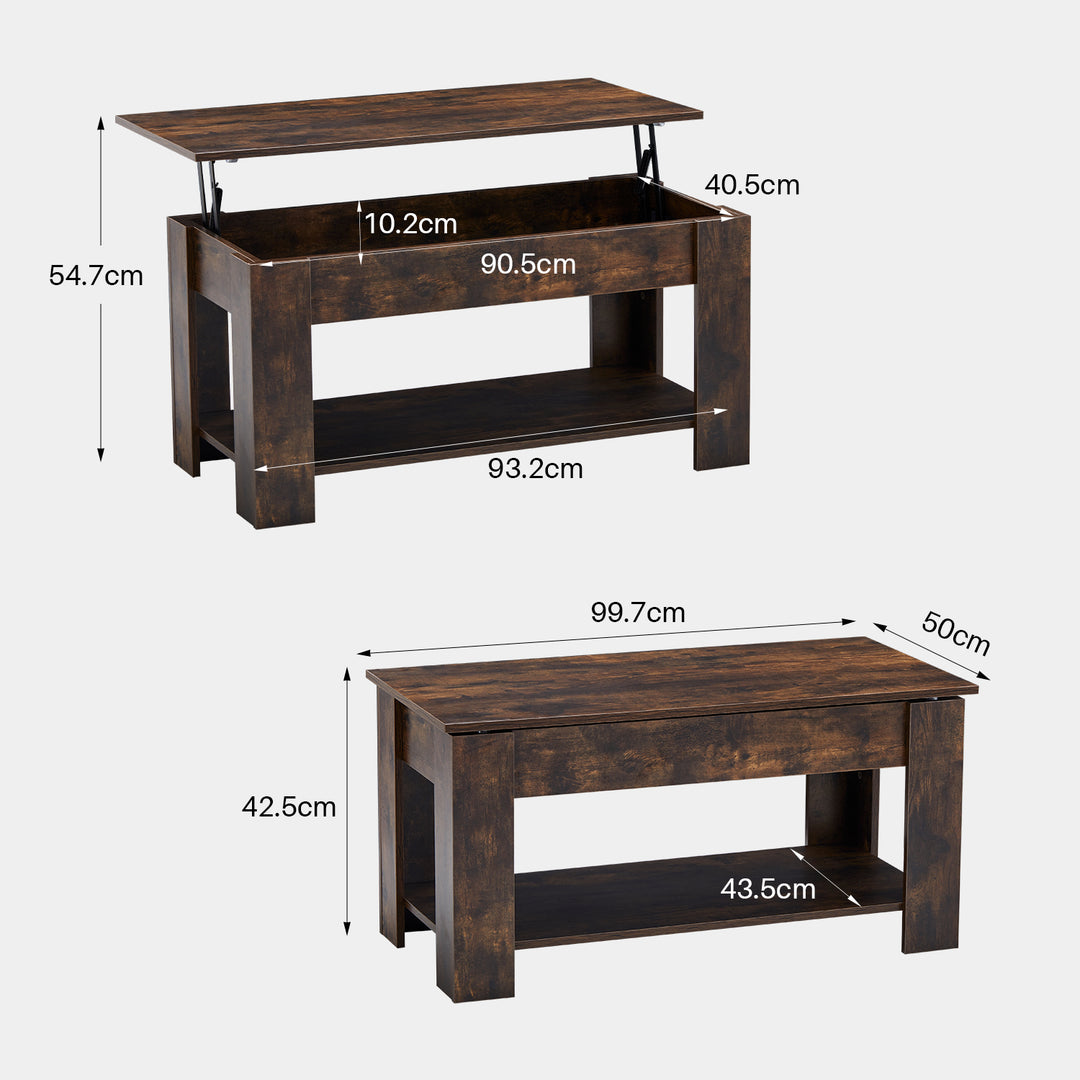 Gwen Lift-top Coffee Table with Storage