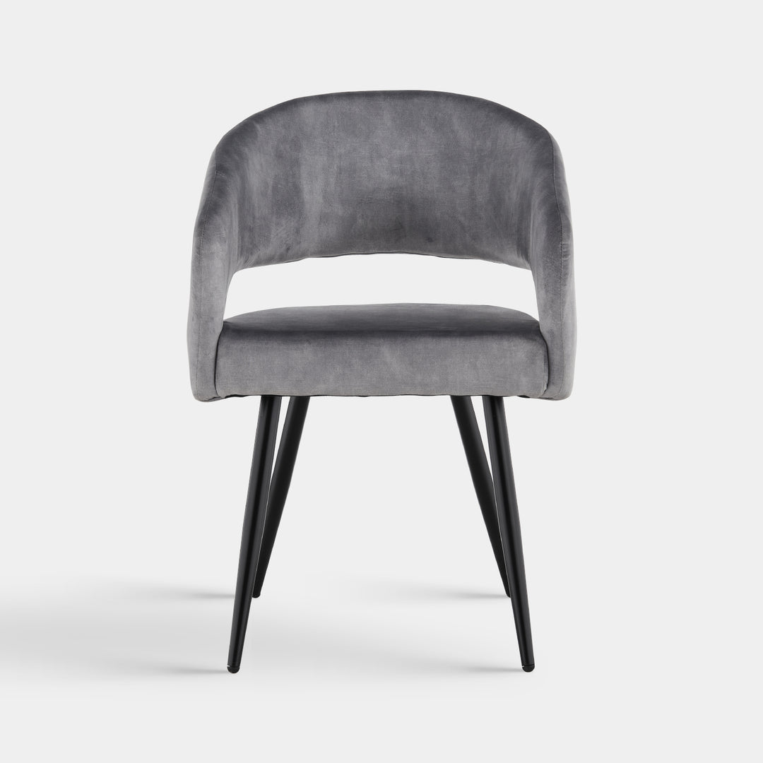 Hammis Dining Chairs [Set of 2]  [Distressed Velvet]