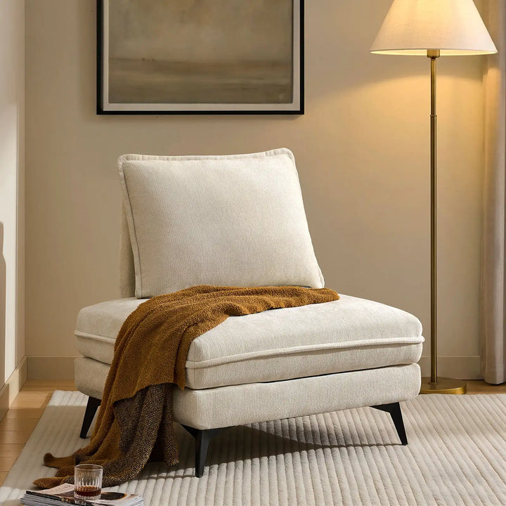 Hudson modular sofa (left) placed in a living room corner