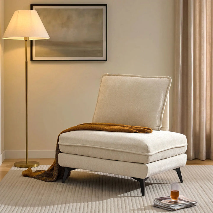 Hudson modular sofa (right) placed in a living room corner