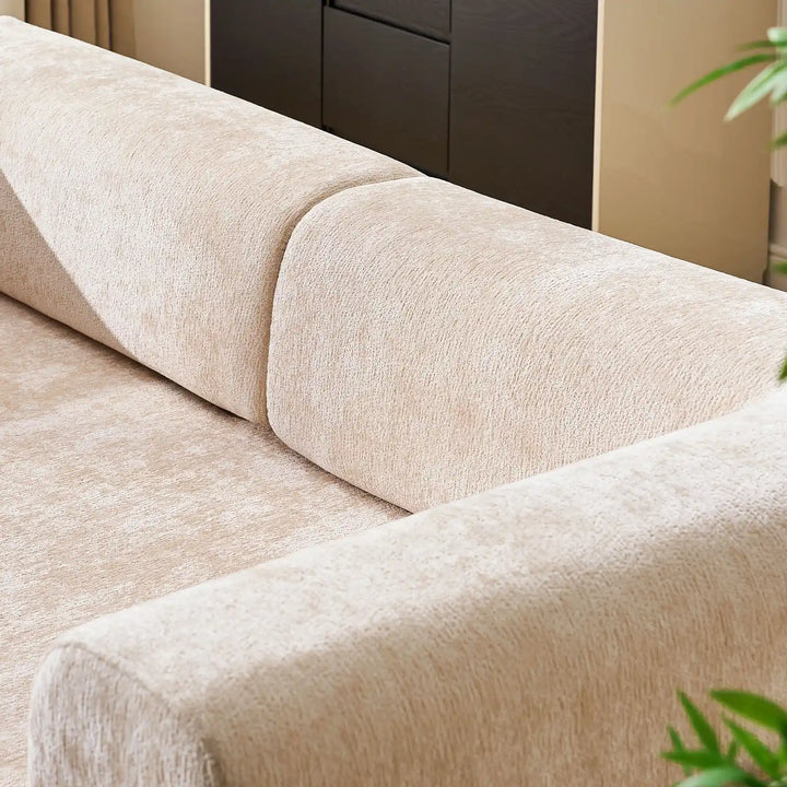 Backrest view of the Hugo Convertible Sofa Bed.