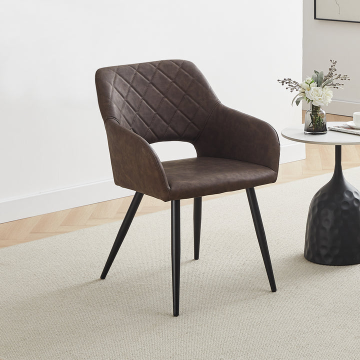 Kieran Dining Chairs [Set of 2] [PU Leather]