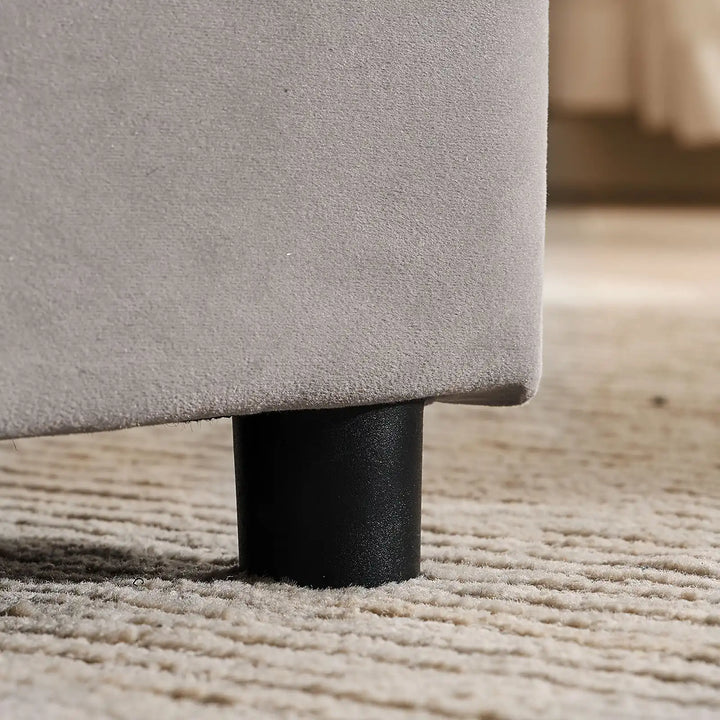 Double Bed Frame with thick reinforced legs