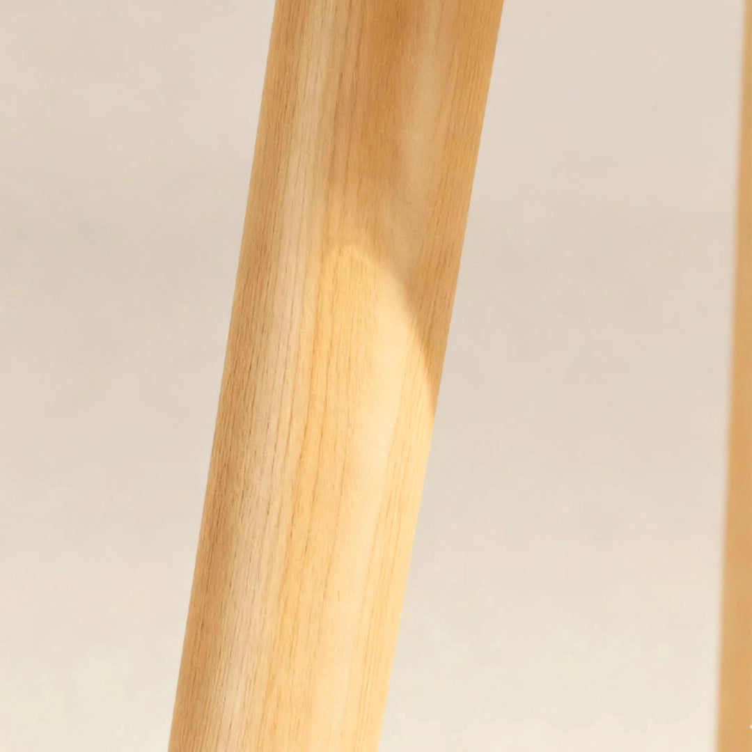 Wood grain detail of the Marilee dressing table stool