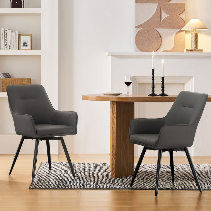 Maxine Swivel Dining Chair - Clipop Furniture