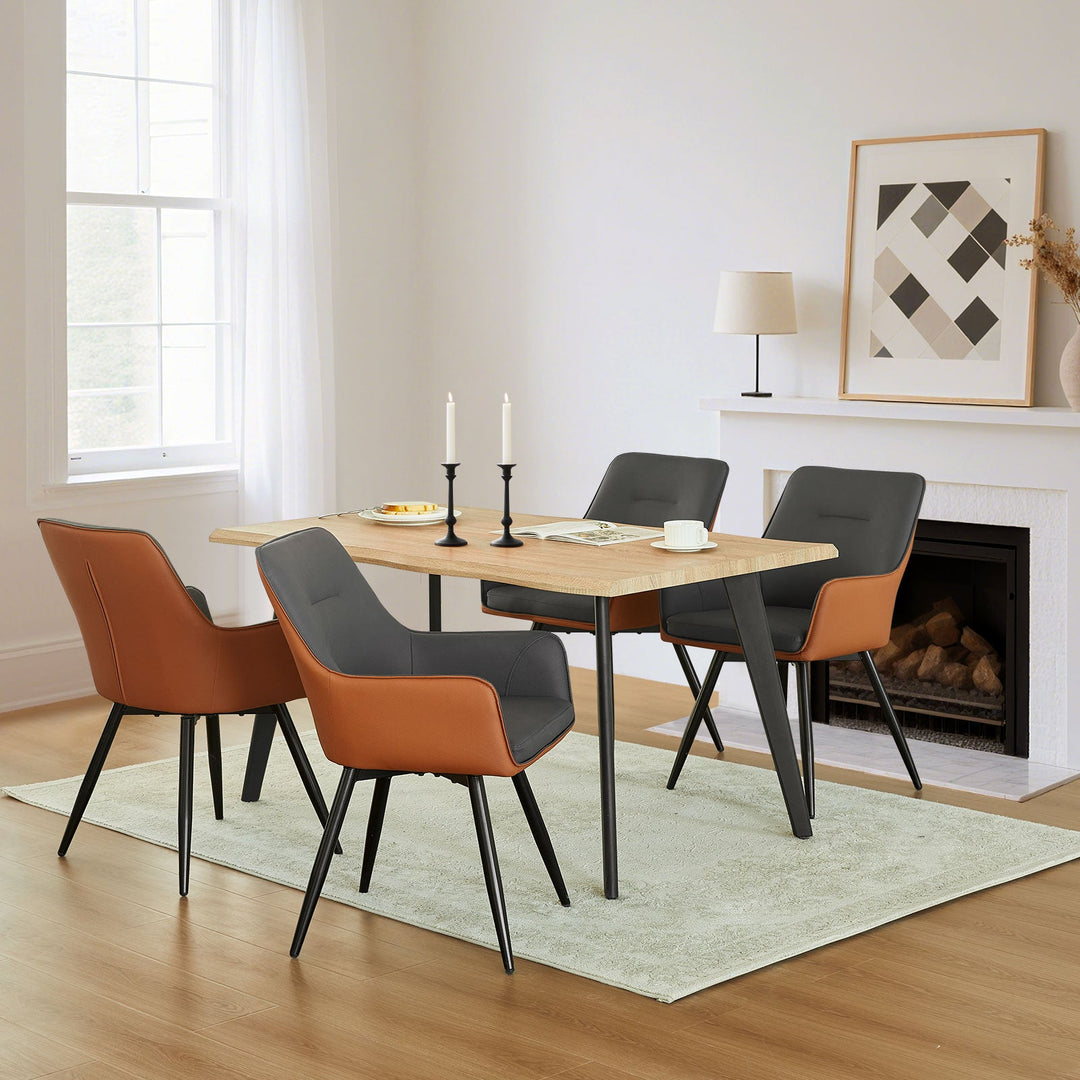Maxine Swivel Dining Chair - Clipop Furniture