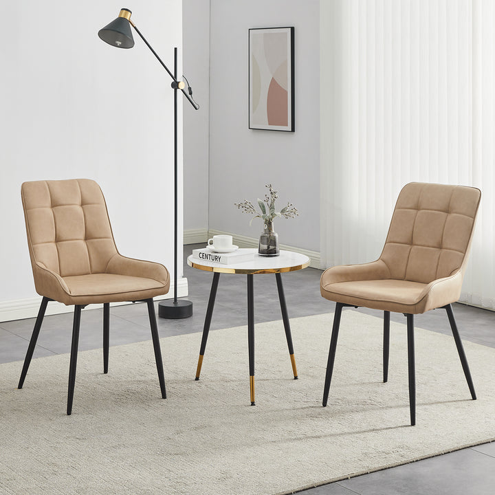 Mccaslin Dining Chairs [PU Leather] [Set of 2]