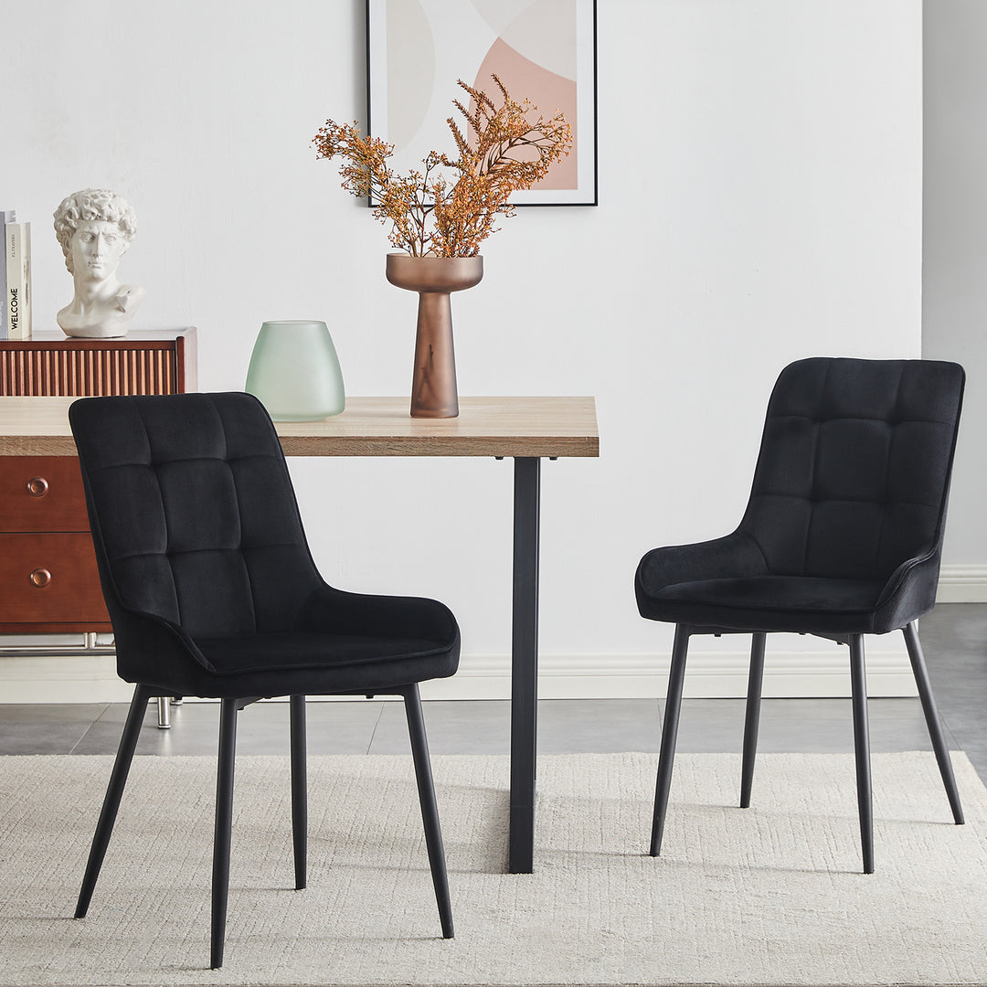 Mccaslin Dining Chairs [Velvet] [Set of 2]