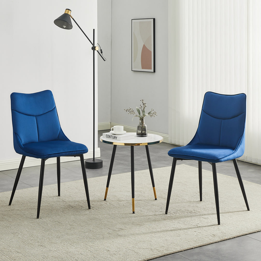 Medway Dining Chairs [set of 2] [velvet]