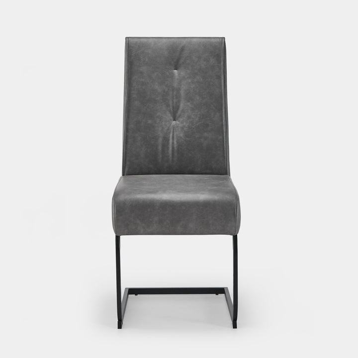 Milligan Cantilever Dining Chairs [PU Leather][set of 2]