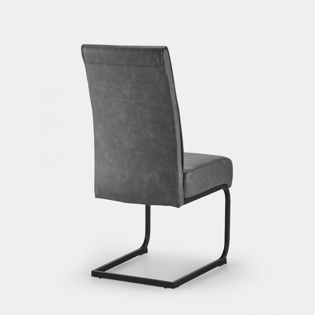 Milligan Cantilever Dining Chairs [PU Leather][set of 2]