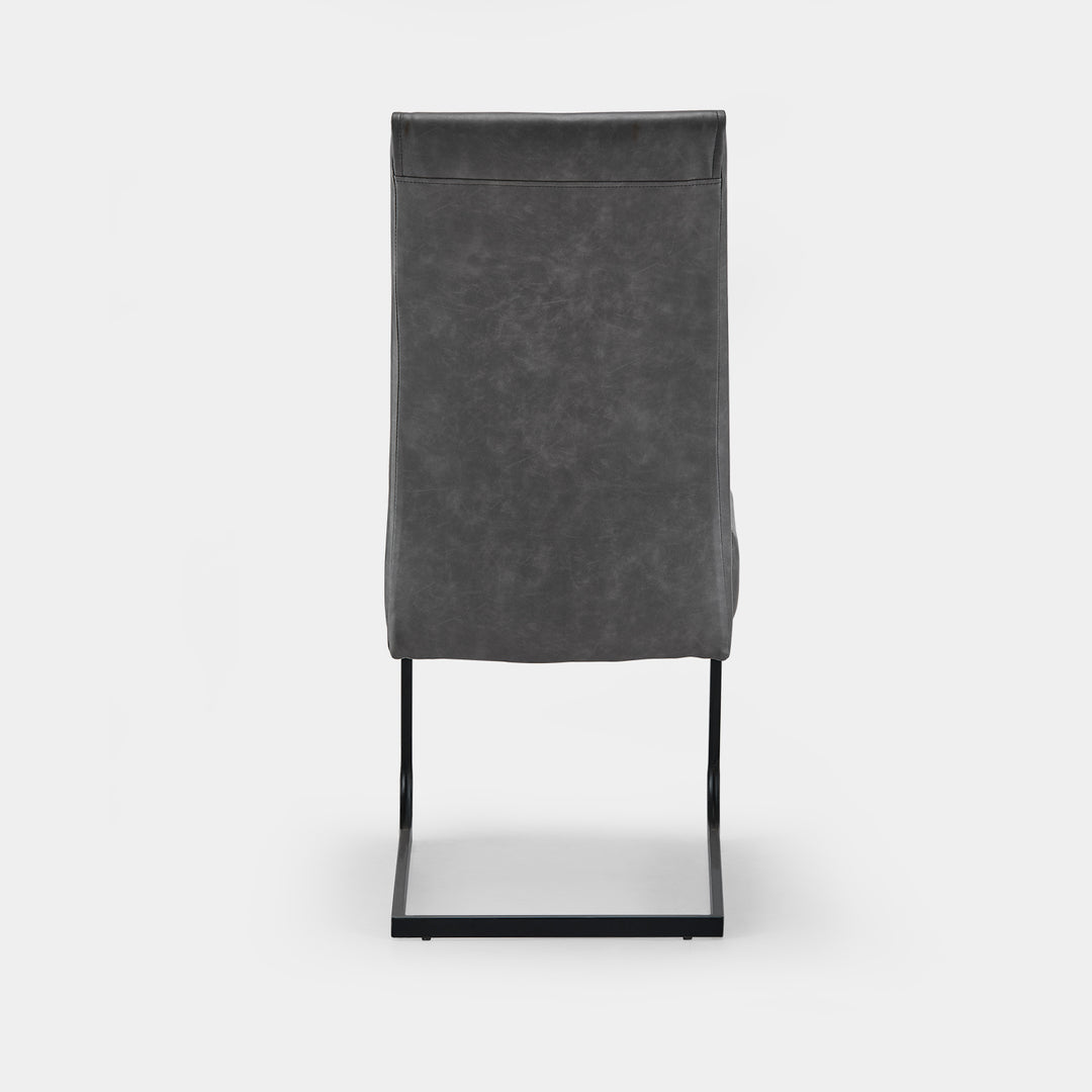 Milligan Cantilever Dining Chairs [PU Leather][set of 2]