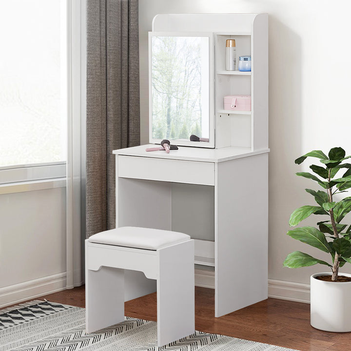 Mona Vanity Dressing Table Set [Sliding Mirror][Pre-sale, delivered in 30 days]