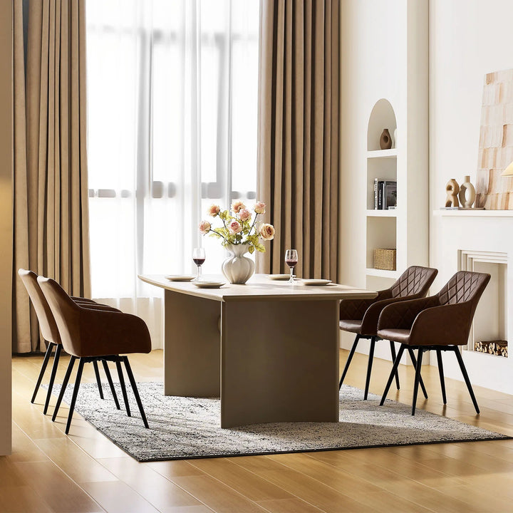 Moree Swivel Dining Chair - Clipop Furniture