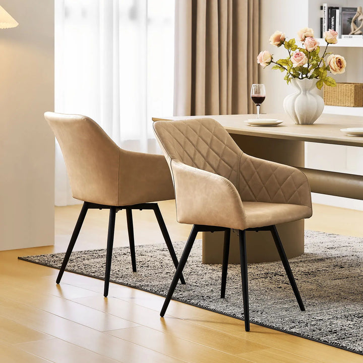 Moree Swivel Dining Chair - Clipop Furniture