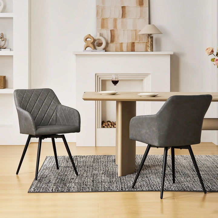 Moree Swivel Dining Chair - Clipop Furniture