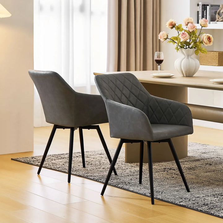 Moree Swivel Dining Chair - Clipop Furniture