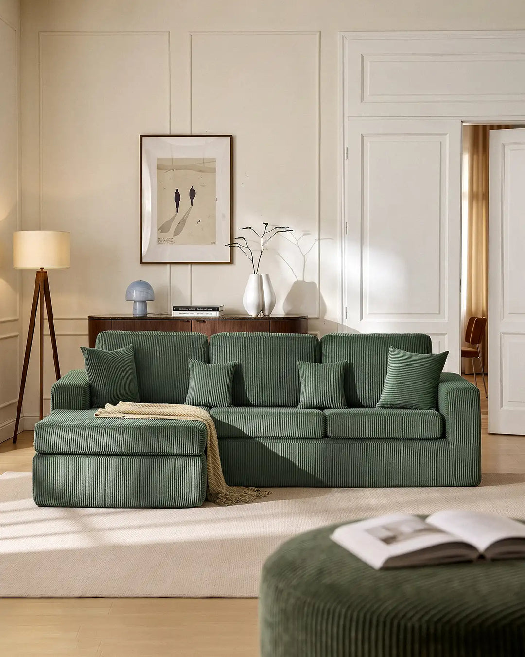 Nodo Vacuum-Packed Modular Corner Sofa