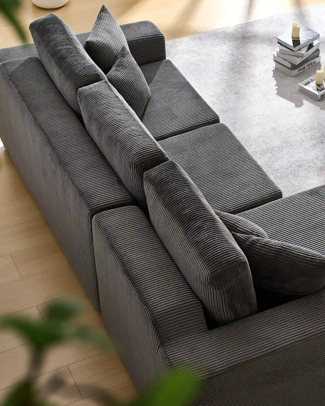 Nodo Vacuum-Packed Modular Corner Sofa