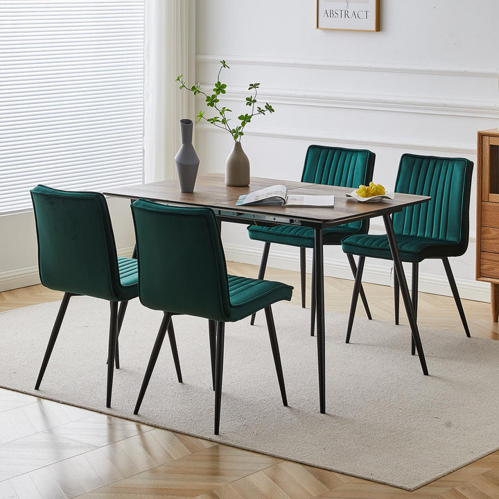Havva Dining Chairs [Velvet] [Set of 2] [Set of 4]