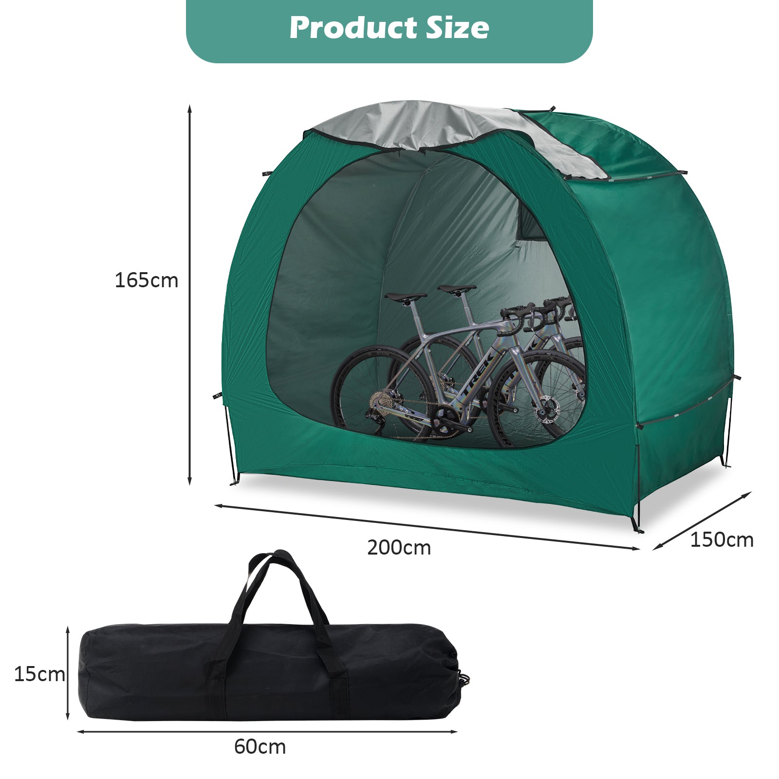 Pop up bike sales shed
