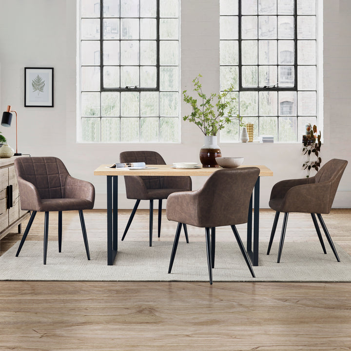 Bloor Dining Chairs [PU Leather] [Set of 2]