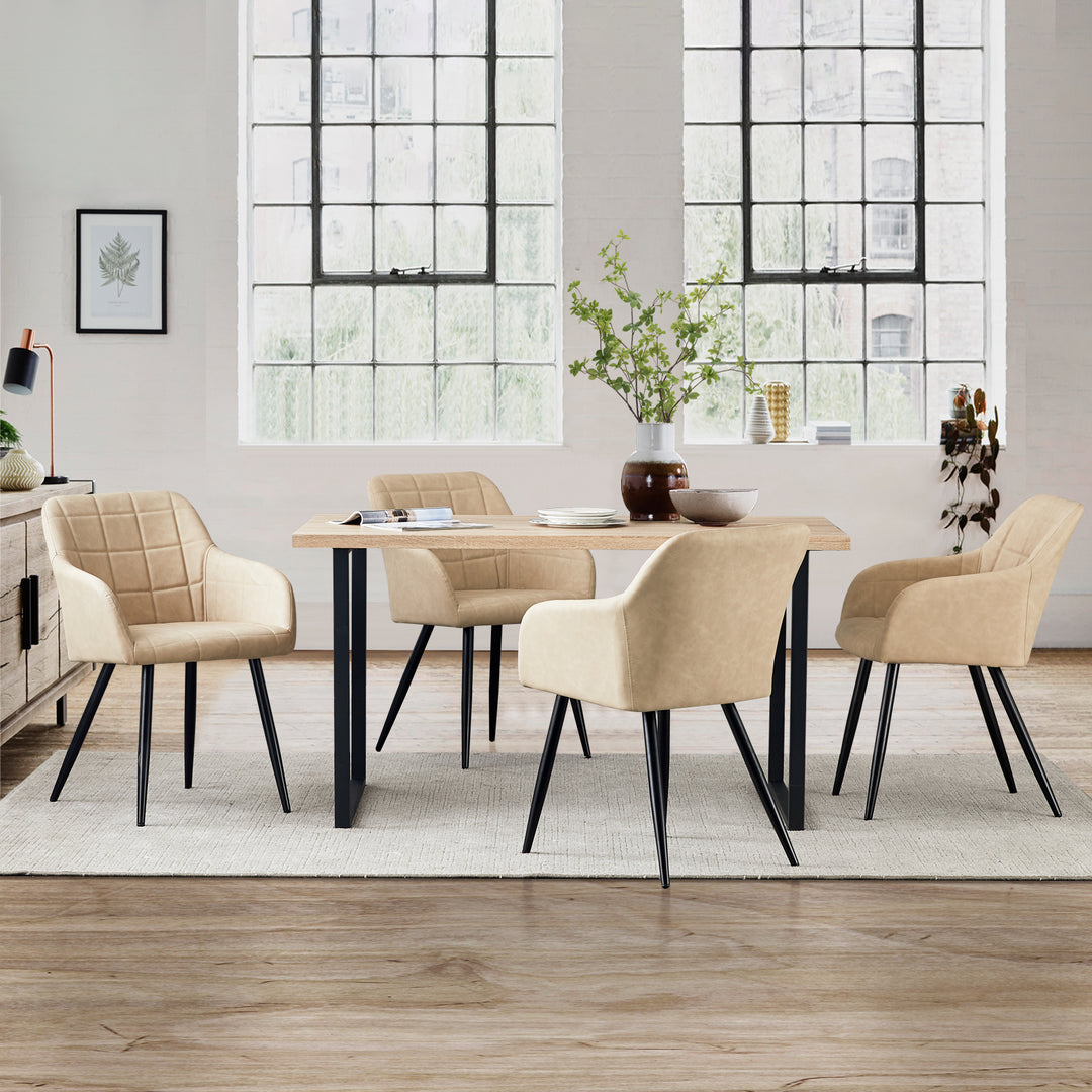 Bloor Dining Chairs [PU Leather] [Set of 2]