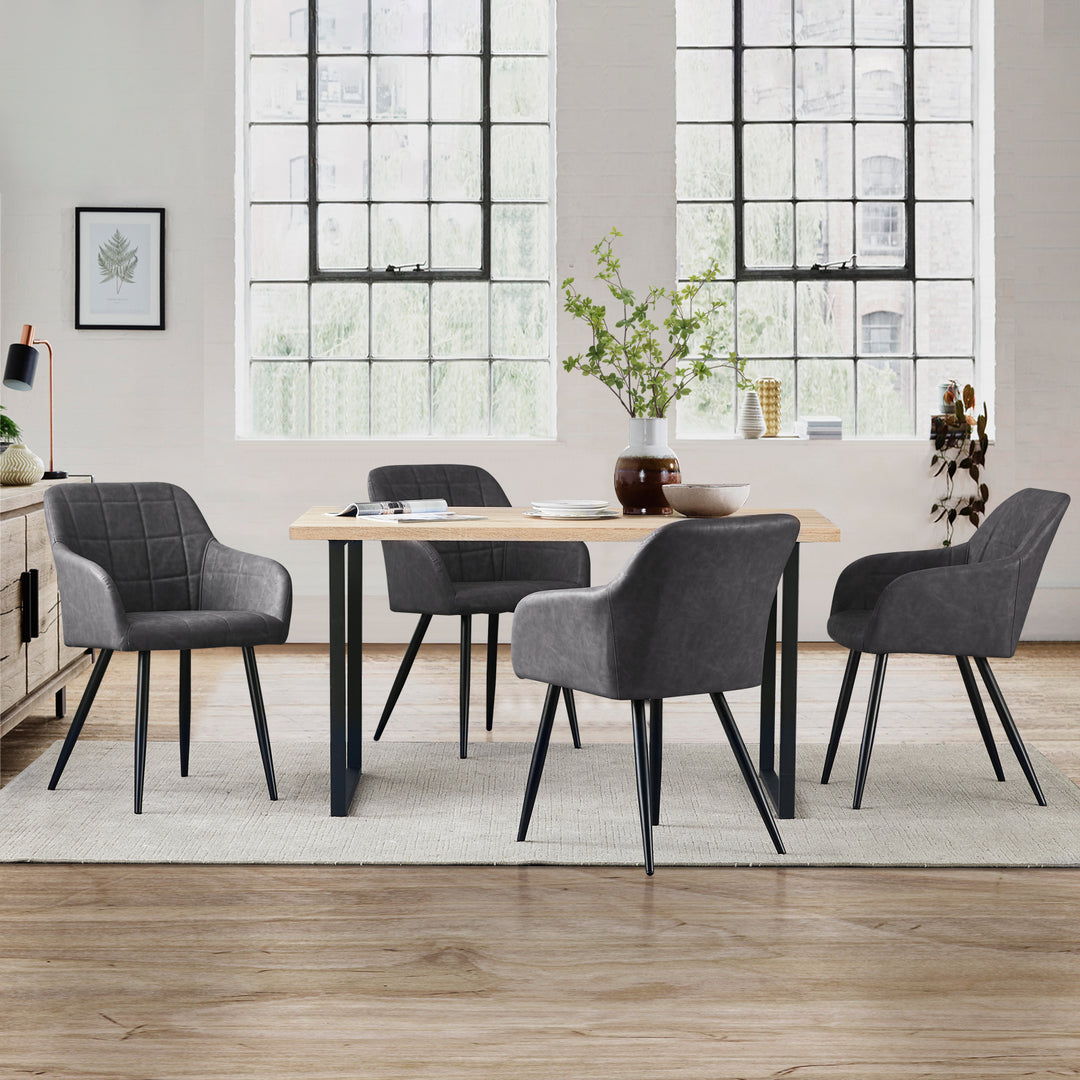 Bloor Dining Chairs [PU Leather] [Set of 2]