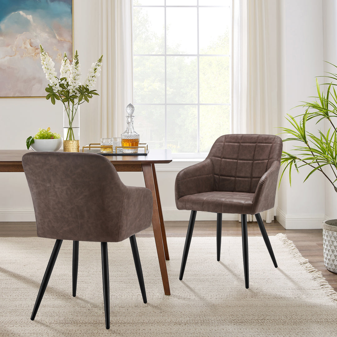 Bloor Dining Chairs [PU Leather] [Set of 2]