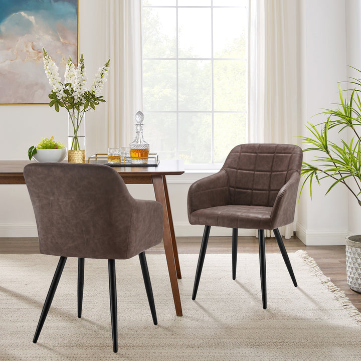 Bloor Dining Chairs [PU Leather] [Set of 2]