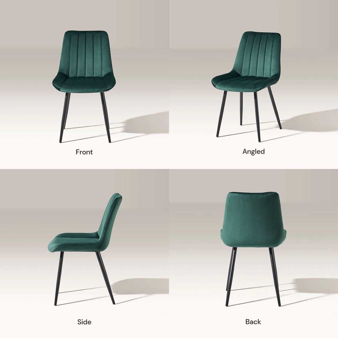 Clair Dining Chairs [Velvet]