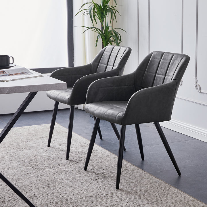 Bloor Dining Chairs [PU Leather] [Set of 2]
