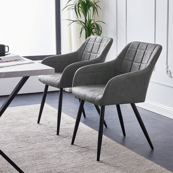 Bloor Dining Chairs [PU Leather] [Set of 2]
