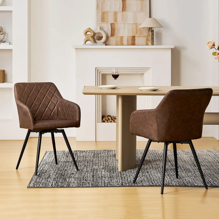Moree Swivel Dining Chair - Clipop Furniture