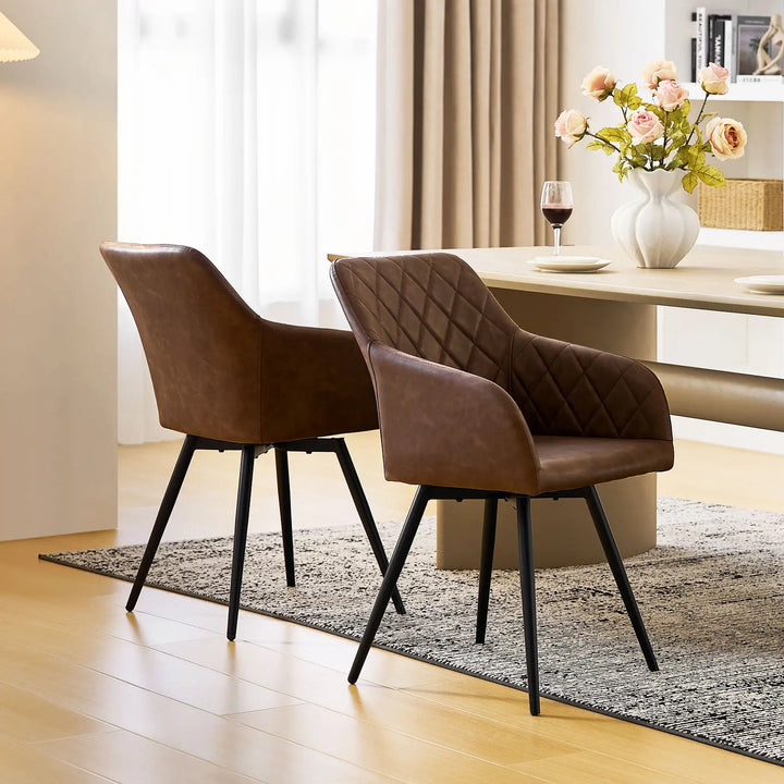 Moree Swivel Dining Chair - Clipop Furniture