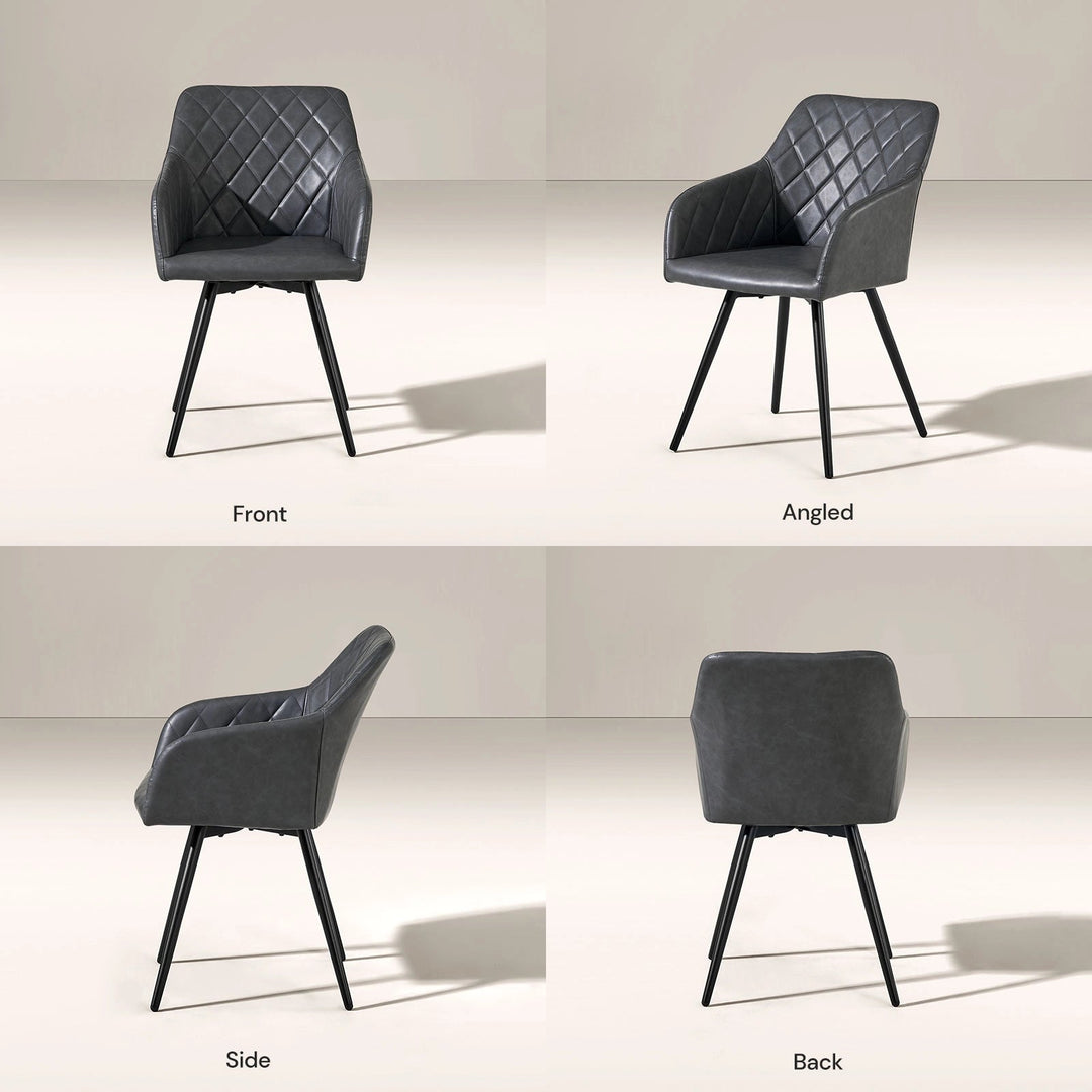 Moree Swivel Dining Chair - Clipop Furniture