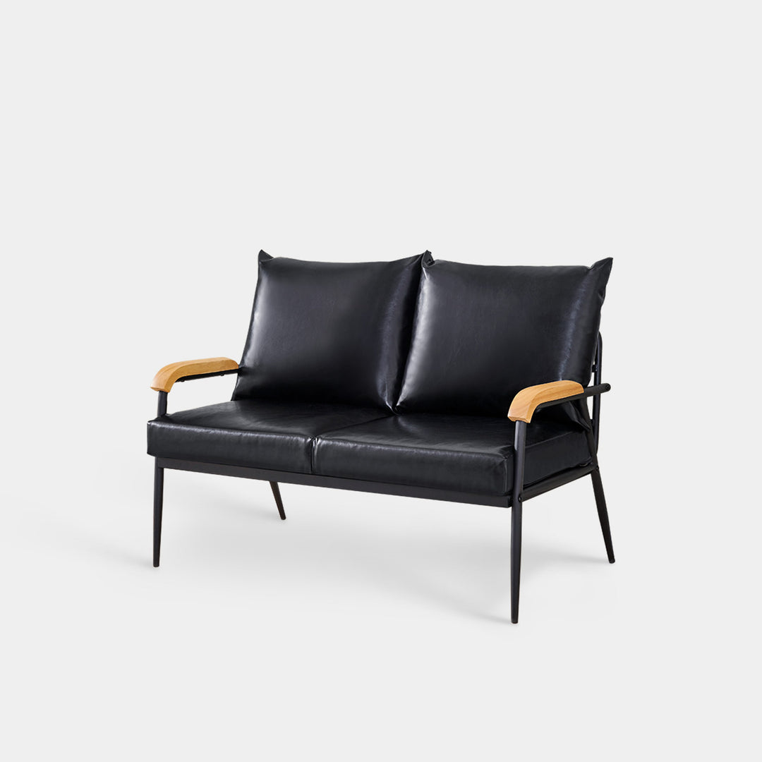 Mid-Century Modern Sofa [Black]