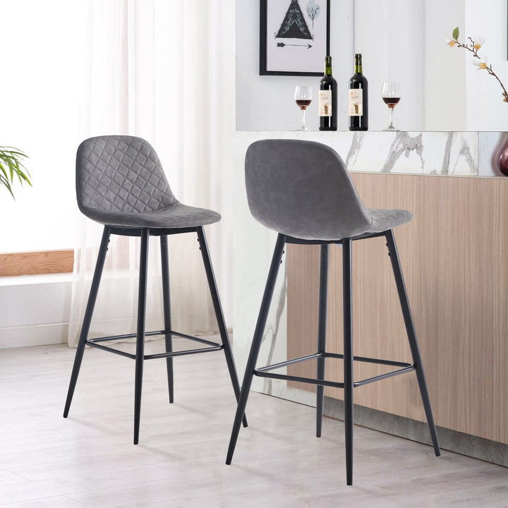 Murray PU Leather Bar Stools [Set of 2]