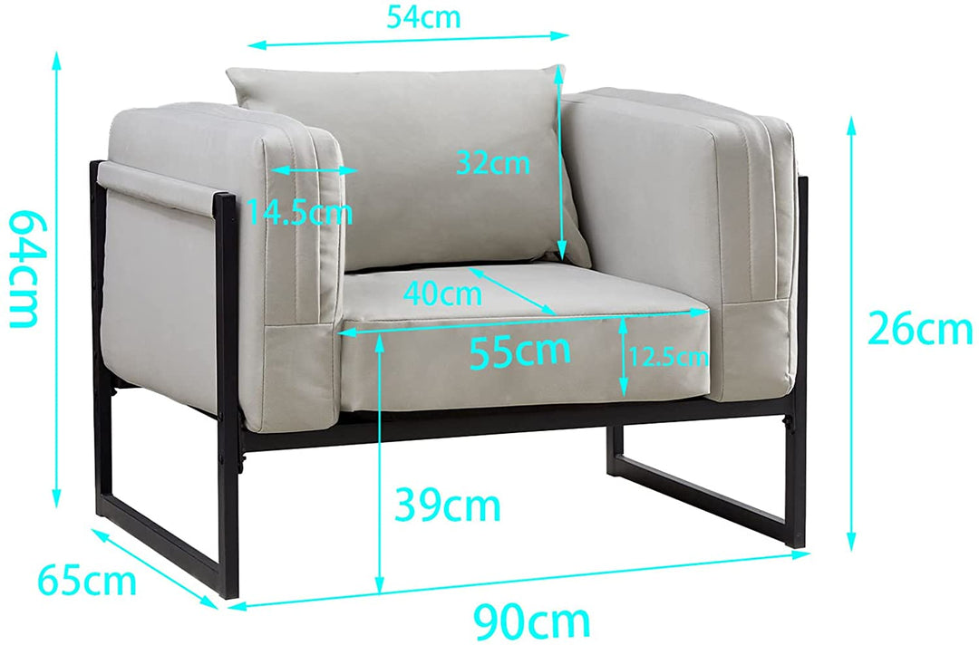 Esme Sofa [Off-White] [1 Seater/ Loveseat]