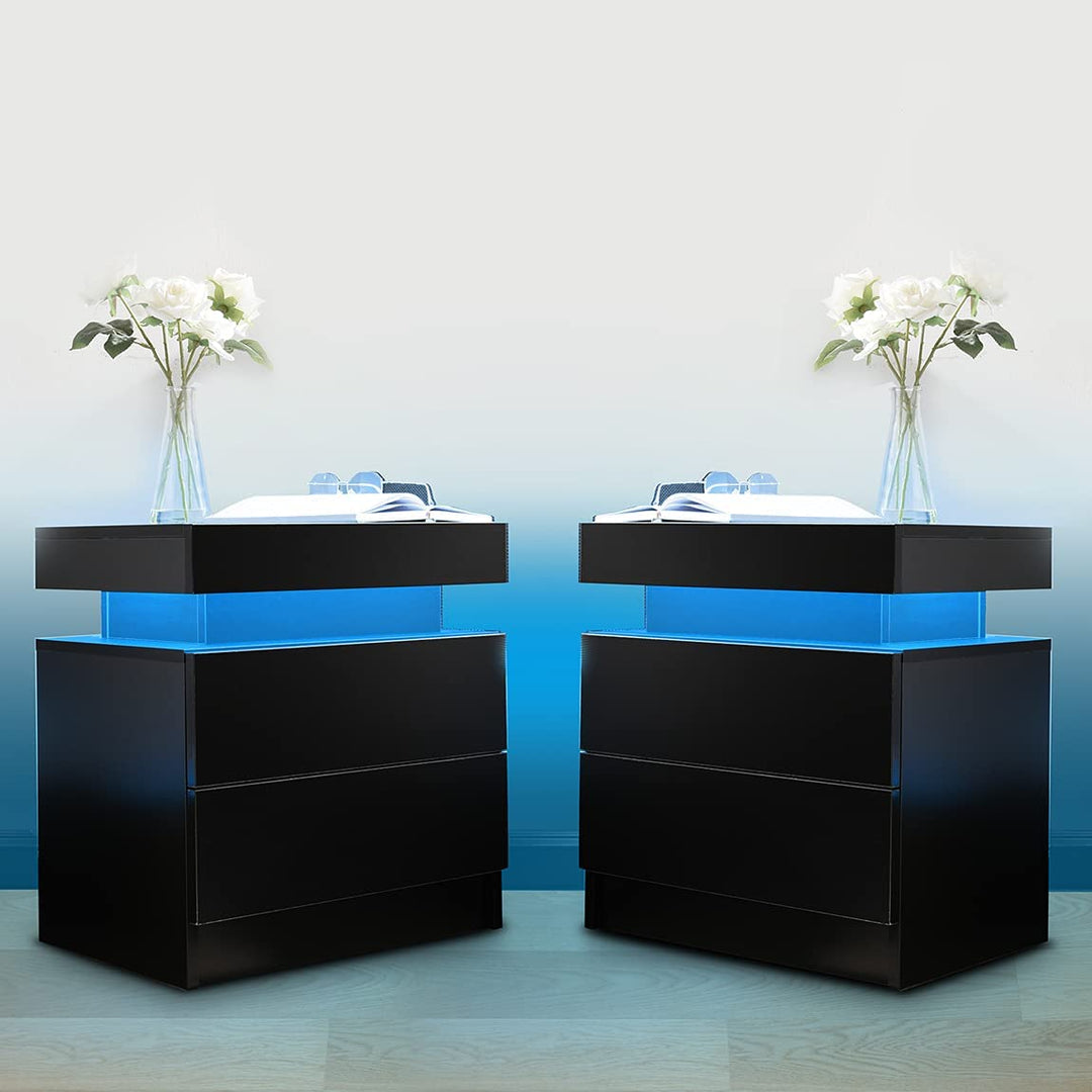 Kumar Nightstand [2 Drawers] [Set of 2]