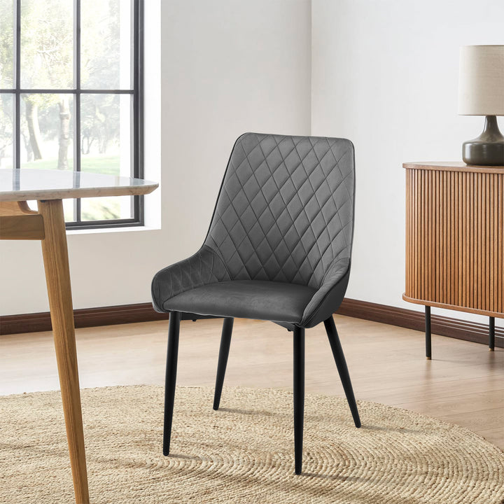 Arim Dining Chairs [Set of 2] [Velvet]