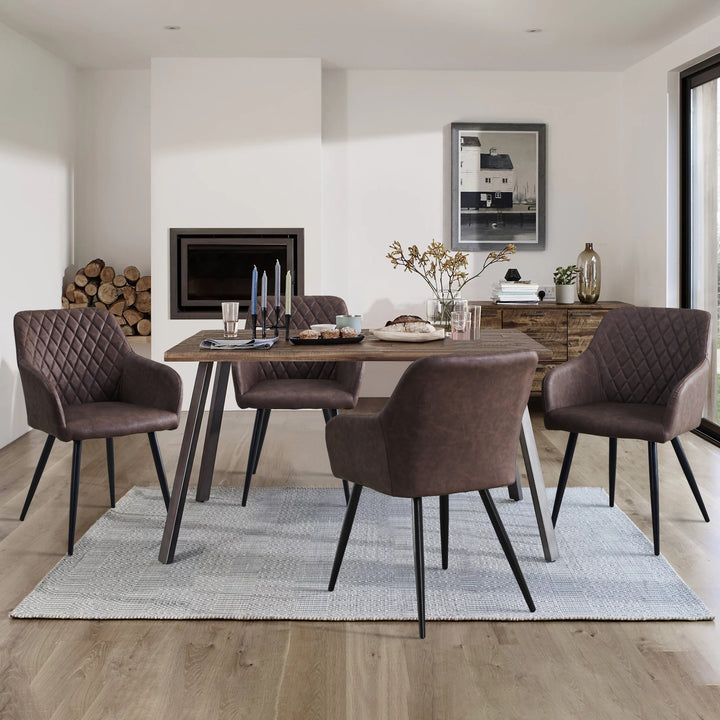 Moree Dining Chairs [PU Leather] [Set of 4]